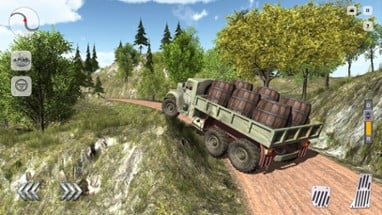 Offroad Cargo Truck Hill Drive Image