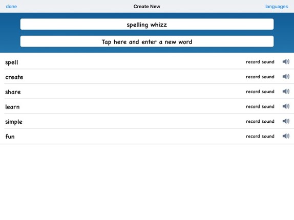 Spelling Whizz screenshot