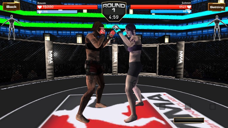 Women's MMA Simulator screenshot