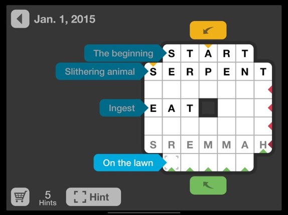 Daily Crosswords screenshot