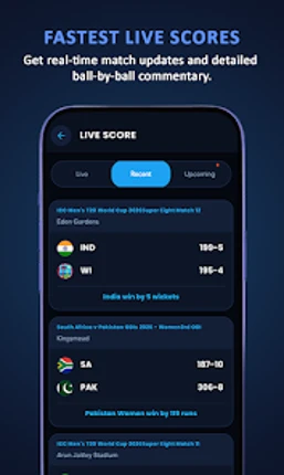 Live Cricket TV HD Streaming Image