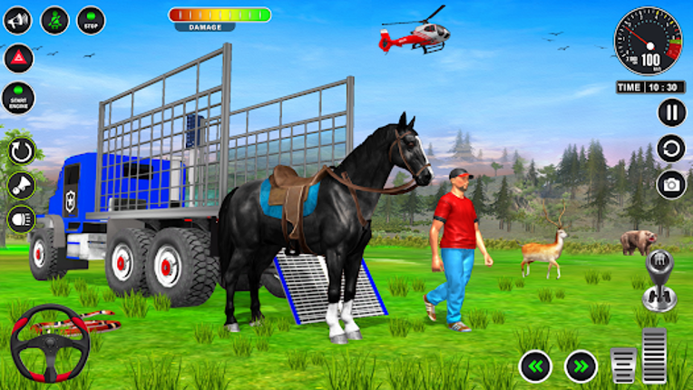 Animal Transport Truck Game 3D Image