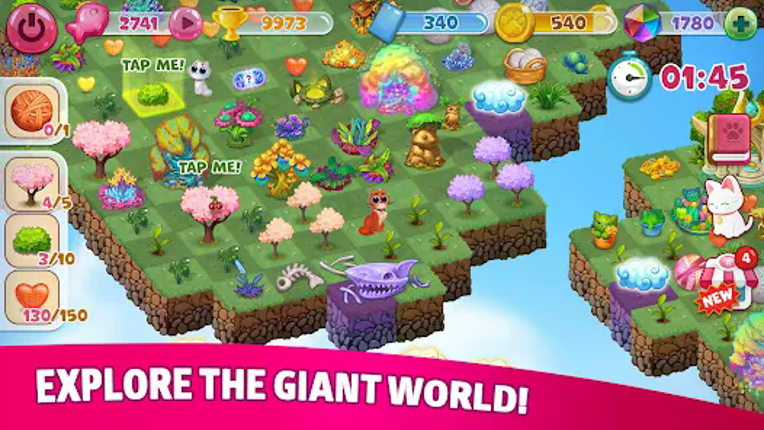 Merge Cats: Magic games screenshot