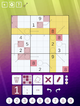 Arrow Sudoku screenshot