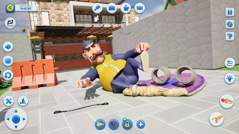 Scary Dark 3D Neighbor Riddle Image