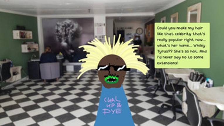 Curl up and Dye screenshot