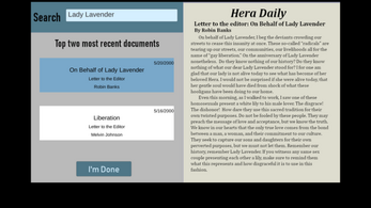 The Tragedy of Lady Lavender Image