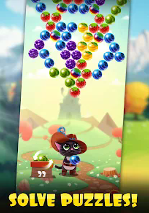 Fruity Cat: bubble shooter! screenshot