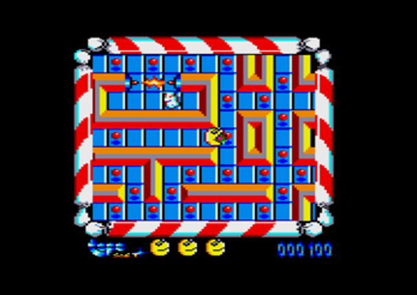 Mad Mix Game (Amstrad PCW / PCW Plus) screenshot