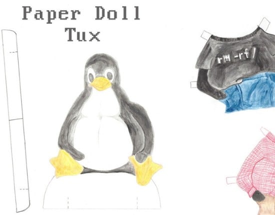 Paper Doll Tux Game Cover