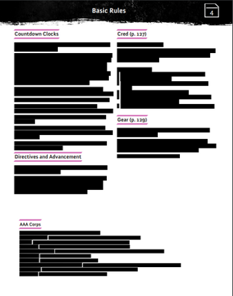 Player Handouts - Shadowrun in the Sprawl screenshot