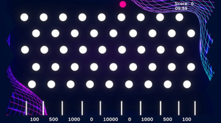 Retro 2D Plinko screenshot