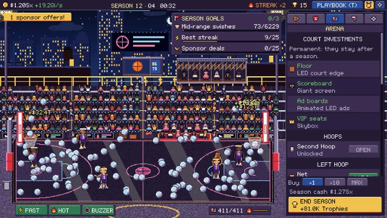 Swish & Repeat: Basketball Idle screenshot
