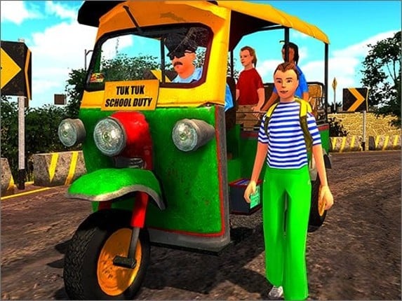 Tuk Tuk Stunt Drive Game Cover