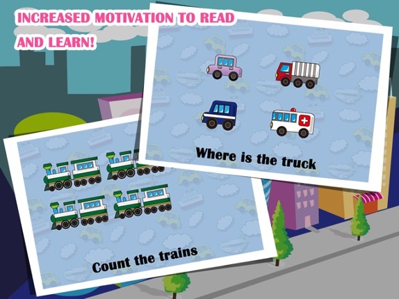 Vehicles Toddler Preschool FREE - All in 1 Educational Puzzle Games for Kids screenshot