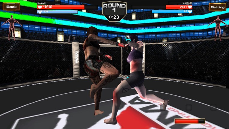 Women's MMA Simulator screenshot