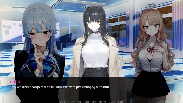 AI Schoolgirls Murder Mystery Image