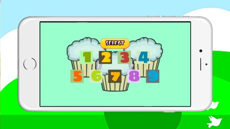 Cupcake number counting Image