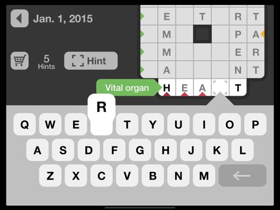 Daily Crosswords screenshot