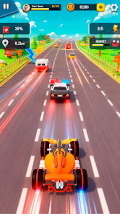 Mini Car Endless Racing Game screenshot