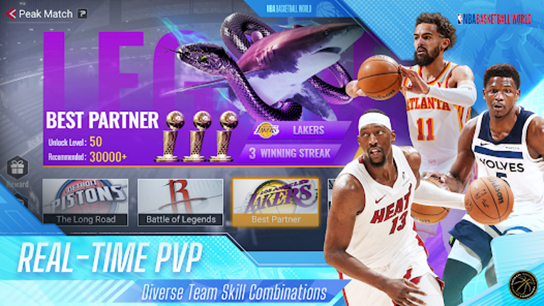 NBA Basketball World screenshot