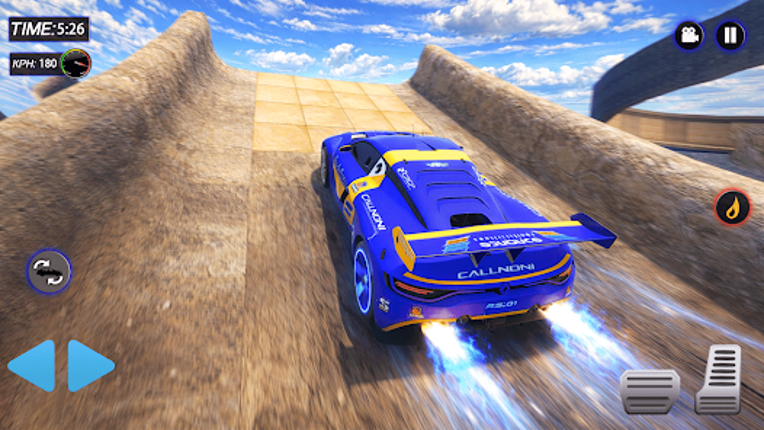Mega Ramp Car Stunt Driving 3D screenshot