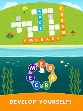 Crossword out of the words screenshot