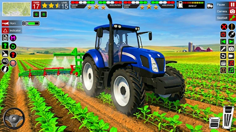 Indian Tractor Farming Game Image