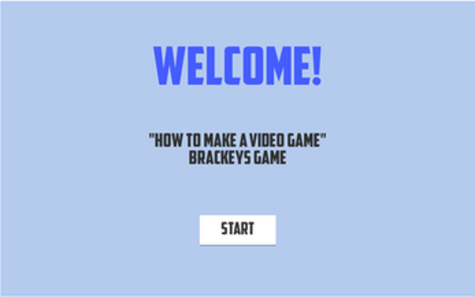 "How To Make a Video Game" Brackeys Game screenshot