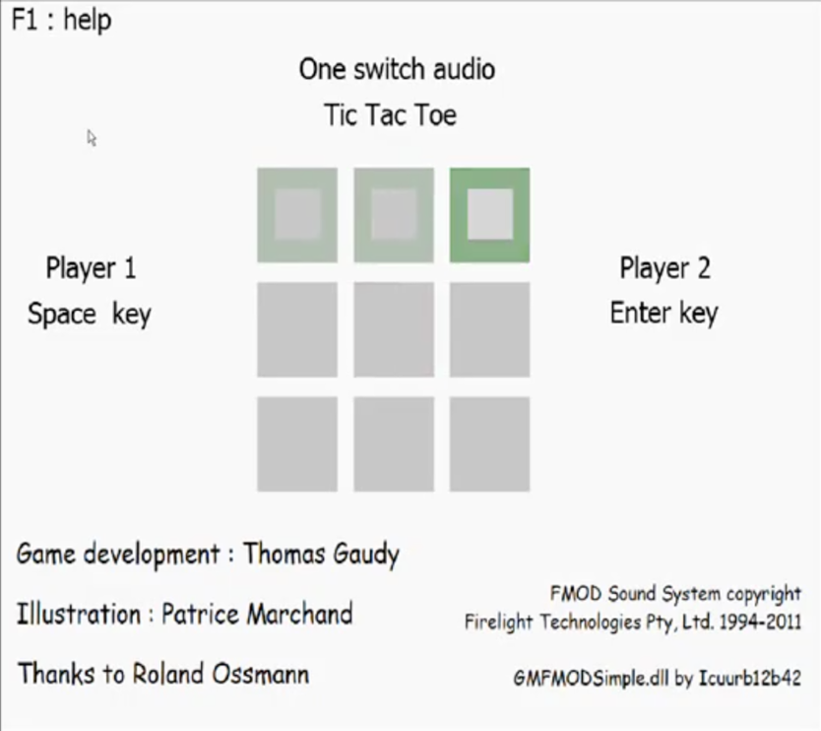 Games like One Switch Audio Tic Tac Toe