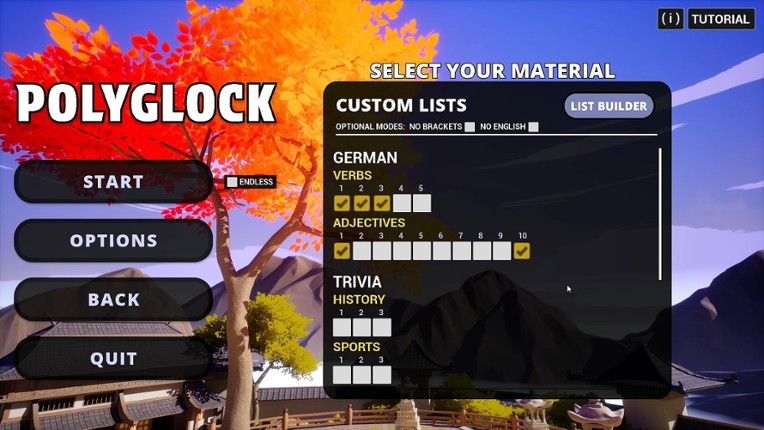 POLYGLOCK screenshot