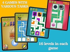 Puzzle collect maze game Image