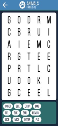 Word Search Brain Puzzle Image