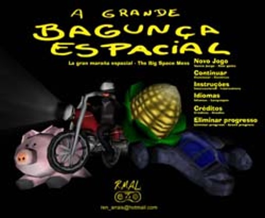 A grande bagunça espacial (The big space mess) Game Cover