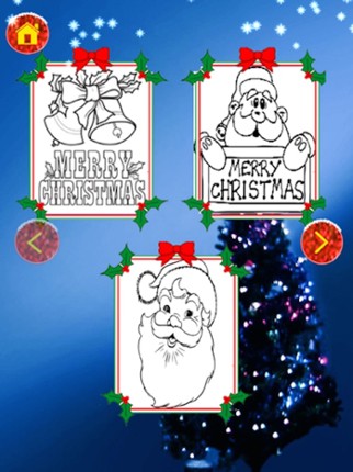 Christmas Santa Coloring Pages -Kids Coloring Book screenshot