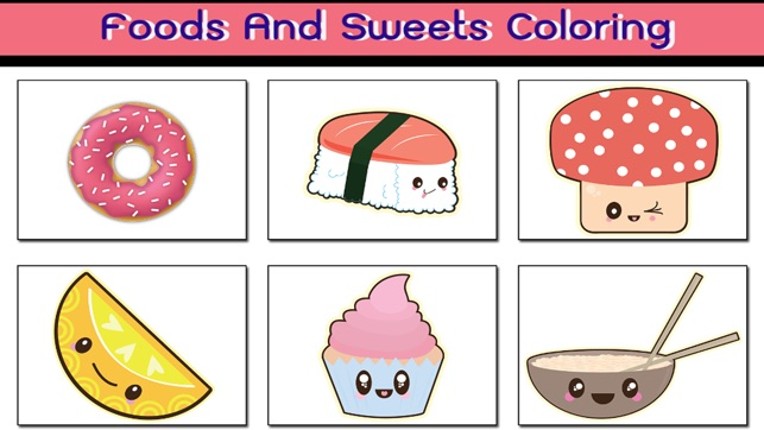 Design and Decorate Own Sweet On Coloring Book screenshot