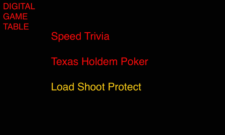 Digital Game Table Image