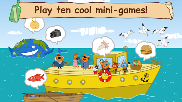 Kid-E-Cats: Sea Adventure Game screenshot