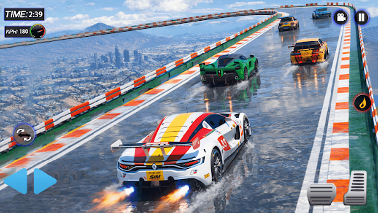 Mega Ramp Car Stunt Driving 3D screenshot