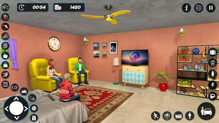 Dad Simulator Happy Family Image