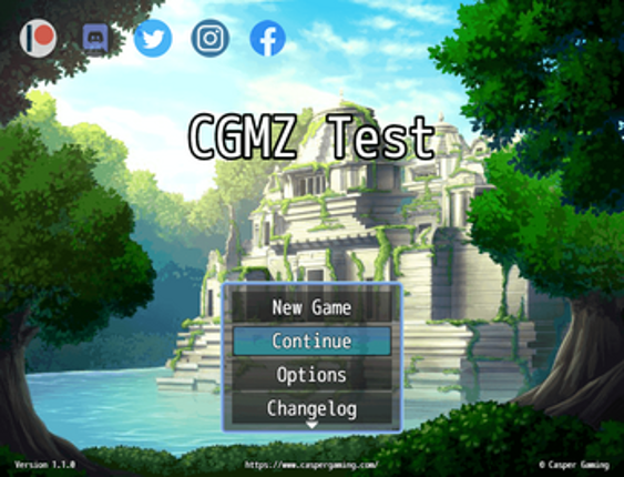 [CGMZ] Game Info for RPG Maker MZ Image