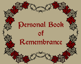 Personal Book of Remembrance Image