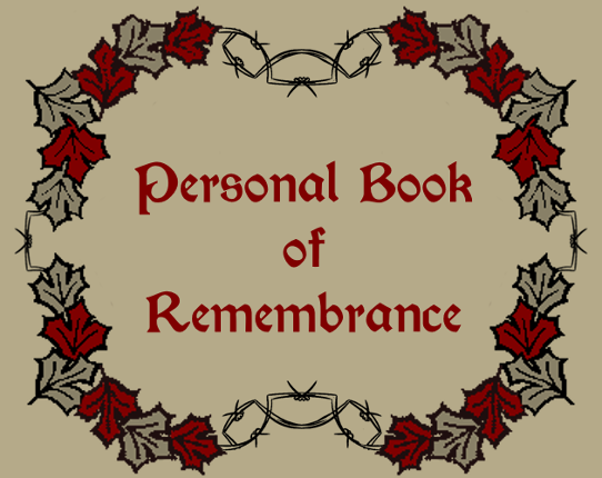 Personal Book of Remembrance Game Cover