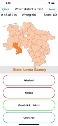 Germany Map Quiz Image