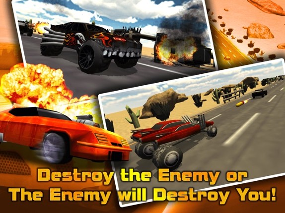 Mega Smash Real Combat Fast Car Road Racing 3D Simulator Game screenshot