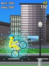 Stickman Bike Wheelie Image