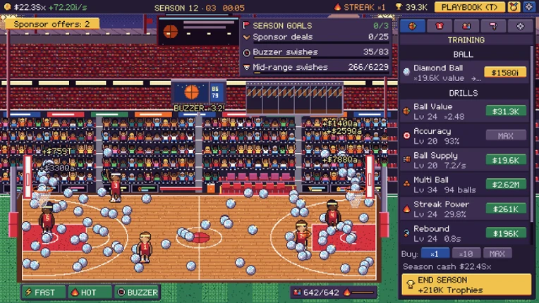 Swish & Repeat: Basketball Idle screenshot