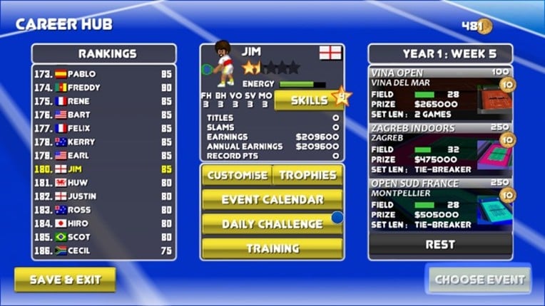 Tennis Champs TV screenshot