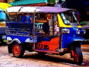 Tuk Tuk Tricycle Puzzle Image