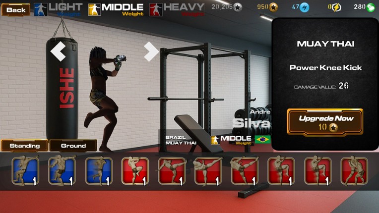 Women's MMA Simulator screenshot